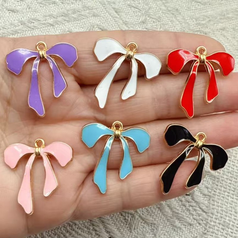 Bow Tie Pre Tied - 10 adet Papyon Metal Emaye Takılar