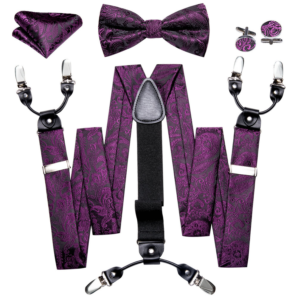 Bow Tie Pre Tied - Erkek Pantolonları İçin Askılı Pantolonlar Zarif