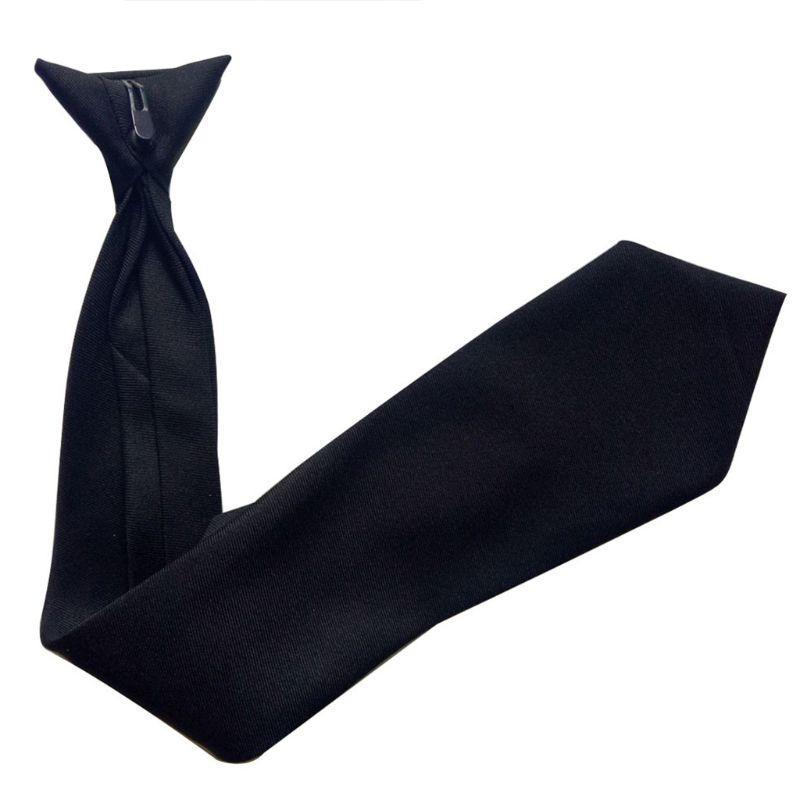 Bow Tie Pre Tied - 31BB 50x8 Erkek Üniforma Düz Siyah
