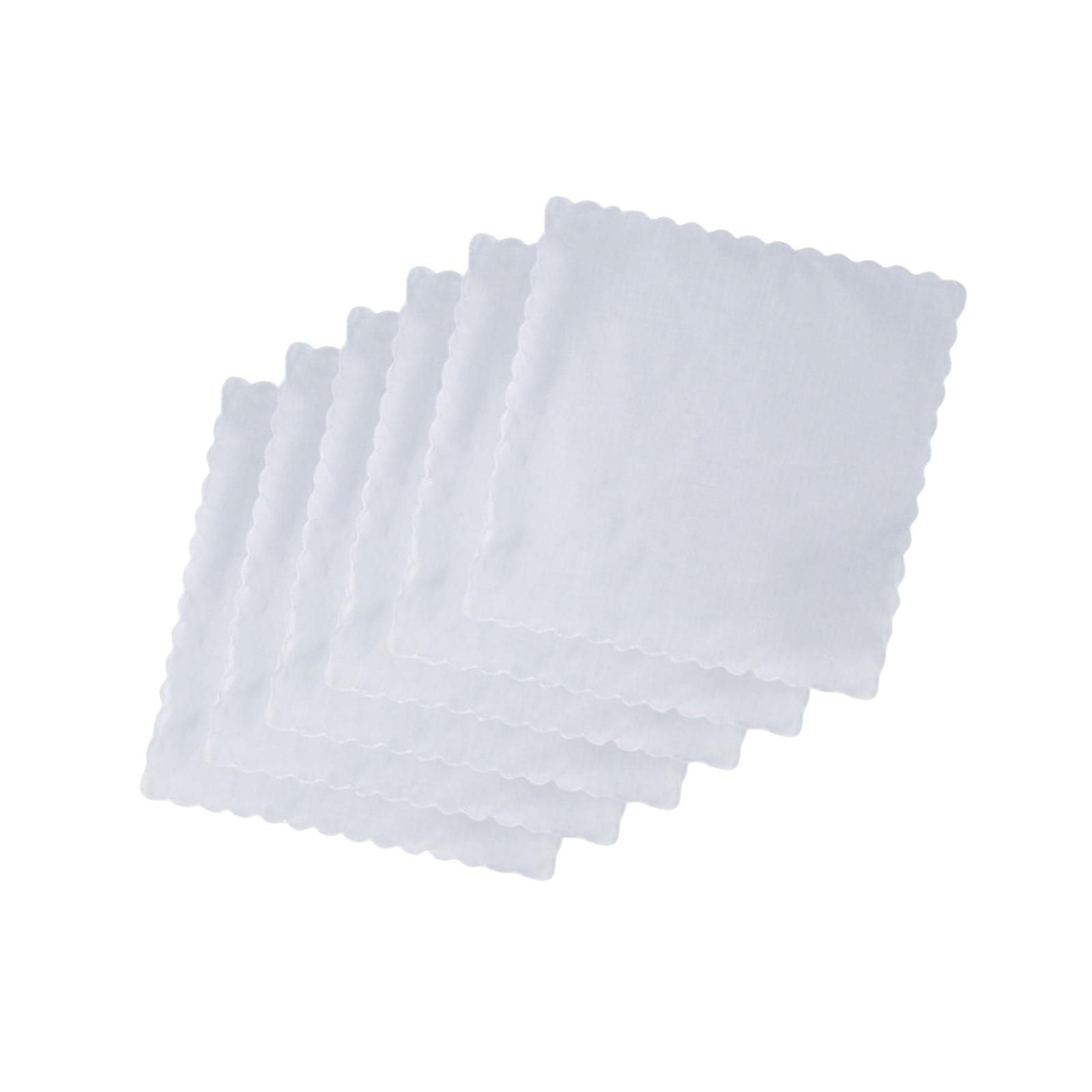 Handkerchief Cotton Men - Erkekler için 6 Adet Pamuklu Mendil