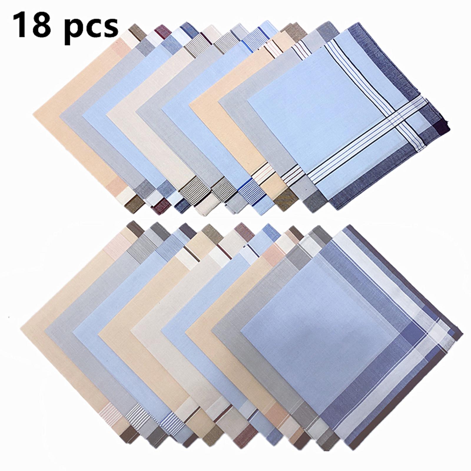 Handkerchief Cotton Men - Pamuklu Erkek Mendilleri 16 inç Ter