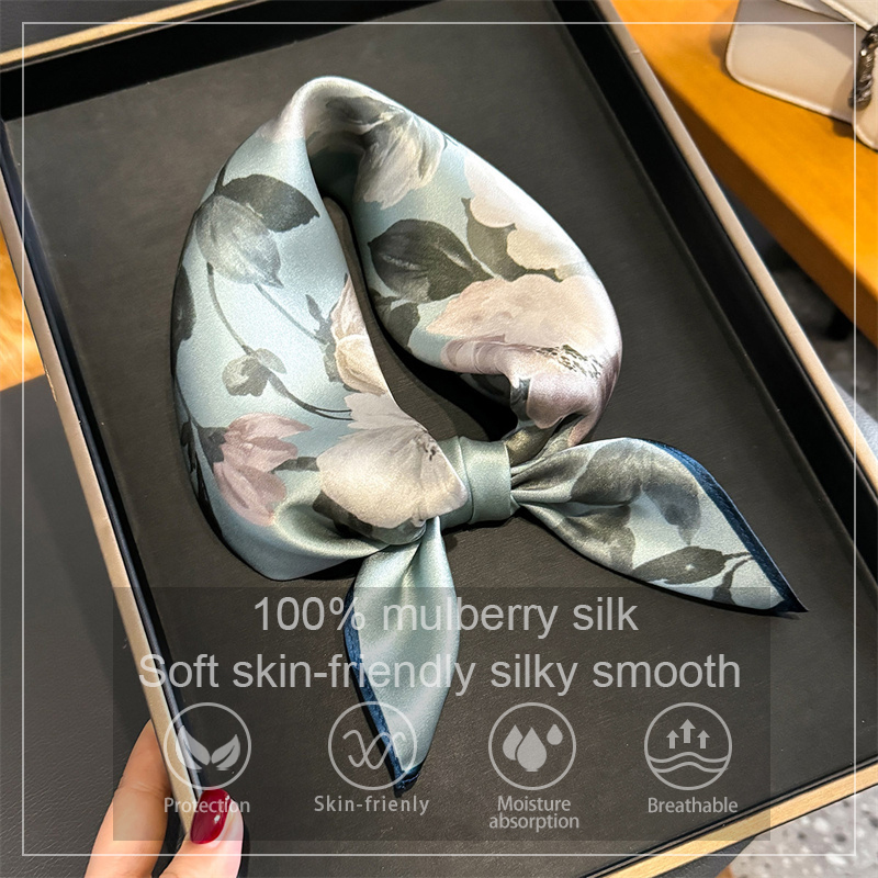 100% ipek eşarp Bandana Kadın  - Scarf Silk Square incelemesi ve fiyatı