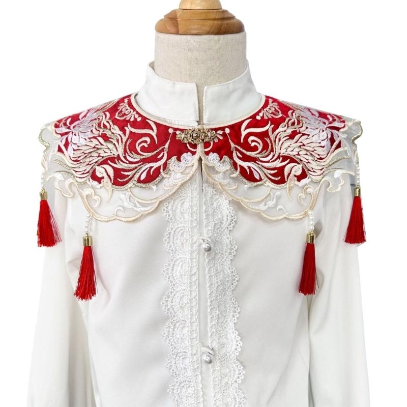 39BD Unisex Şal Lüks İşlemeli  - Stole Wedding Shawl incelemesi ve fiyatı